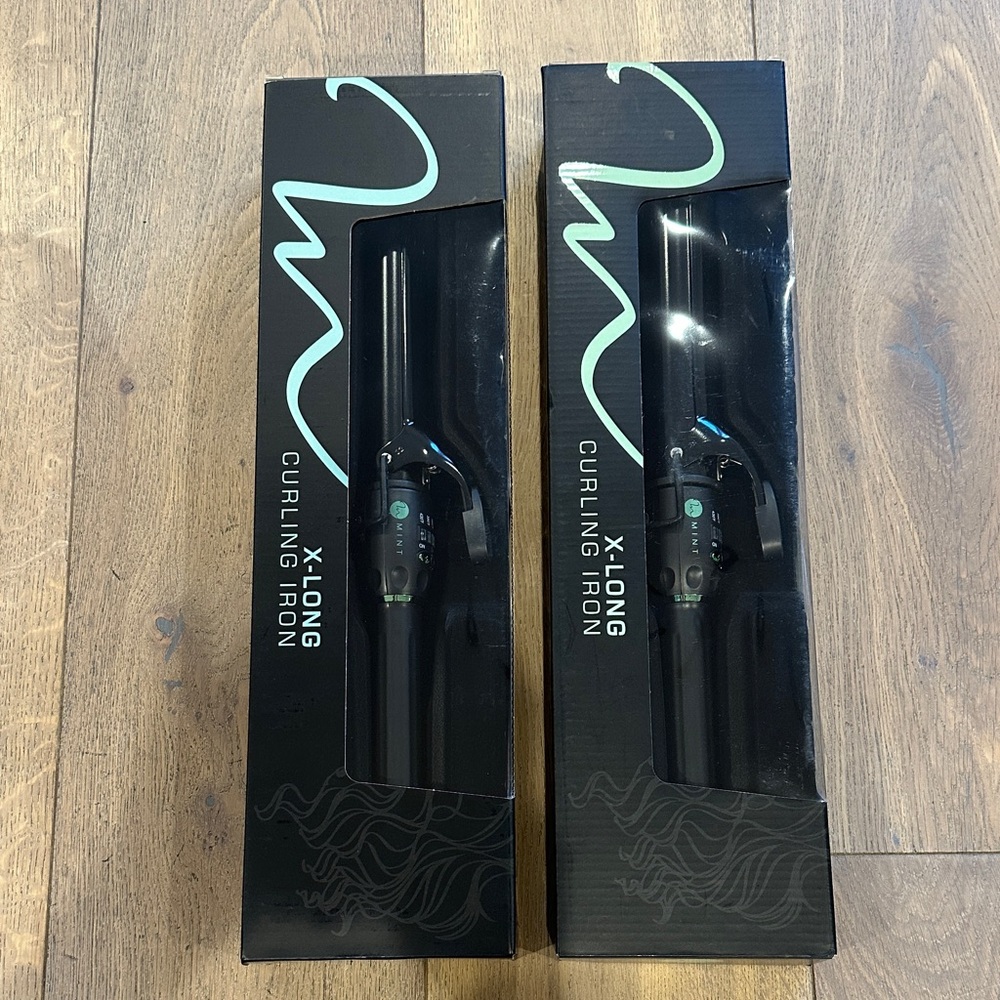 Mint Black Curling Iron Set